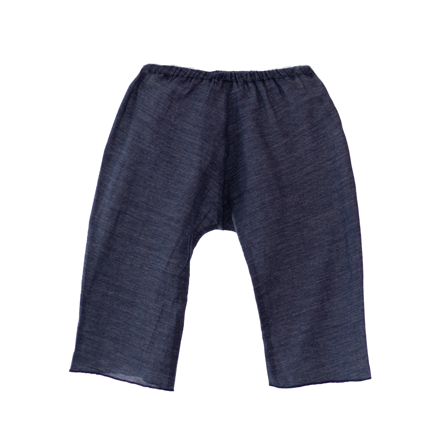 [3-6m] Pequeno Tocon Baby Sheer Wide Pants in Dark Grey/Navy
