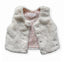 [2y] Paco Rabanne Girls  Faux Fur Vest - White/Cream