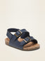 [3-6m] Old Navy Sueded Double-Buckle Sandals in Navy