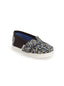 [US4] TOMS Classic Black Canvas Daisy Floral - in box