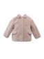 [12-18m] Zara Baby Girl Sherpa Coat in Dusty Pink