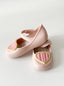 [US6/7] Zaxy Pink Heart Rubber Sandals