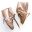 [EU24] Jacadi Baby Girl Rose Gold Lace-up Booties