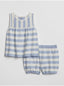 [6-12m] Baby Gap Blue Striped Sweater Tank Set