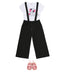 [3y] Il Gufo Check Suspender Pants