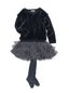 [2y] Peekaboo Beans Twinkle Toes Tutu Platinum Sparkle Skirt BNWT