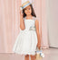 [6y] ABEL & LULA White Floral Lace Dress