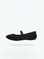 [US6] Native Margot Vegan Mary Jane Flat - Black